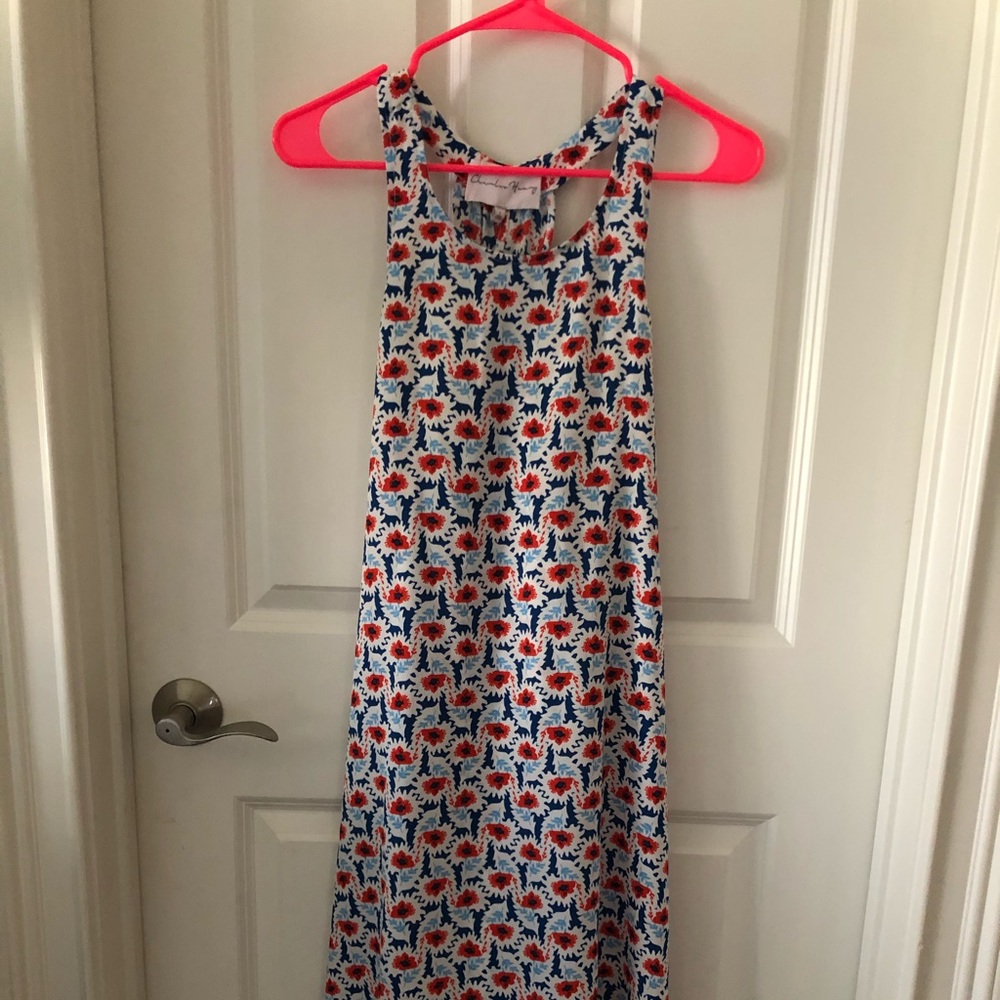 Multicolor flower dress